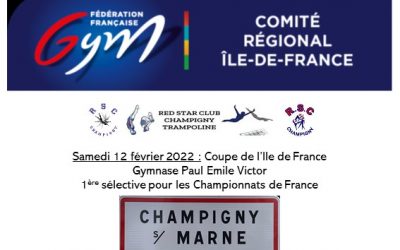 Coupe de l’Ile de France Trampoline